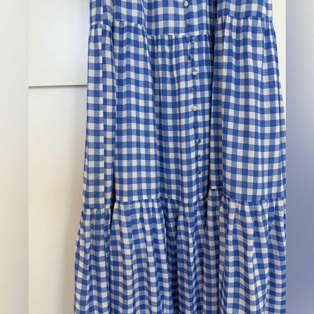 Hyacinth House Blue Gingham Puff Sleeve Dress - Picture 8 of 12